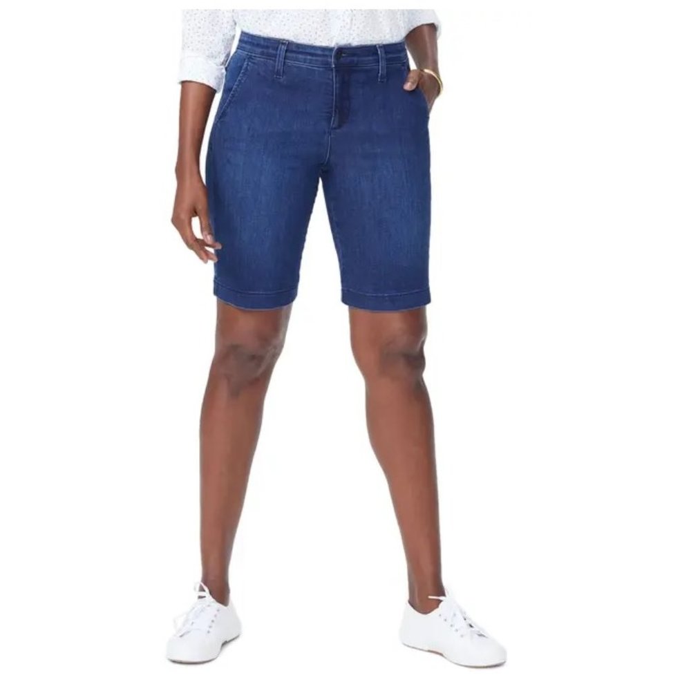 NYDJ Marilyn Stretch Denim Bermuda Shorts